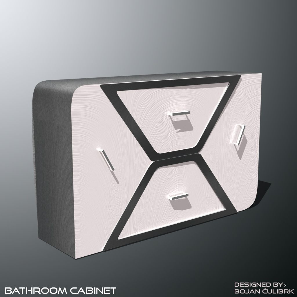 Mueble de baño (Andromeda) modelo 3d