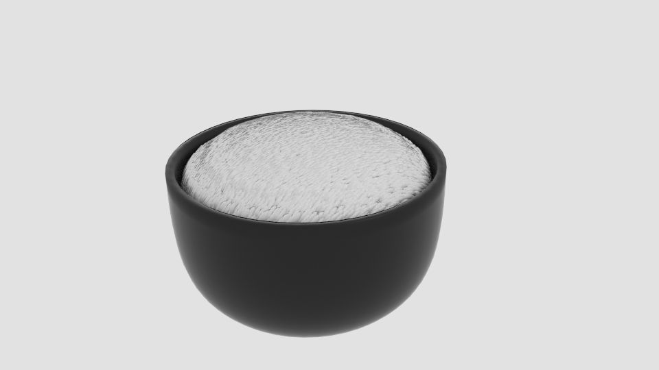 Bol de riz 3d model