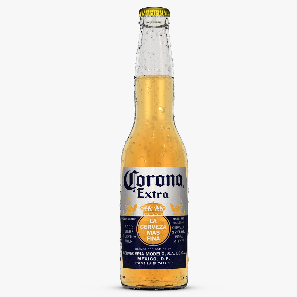 Corona Extra Beer 3d model