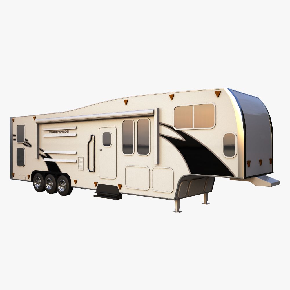 caravane 2 3d model