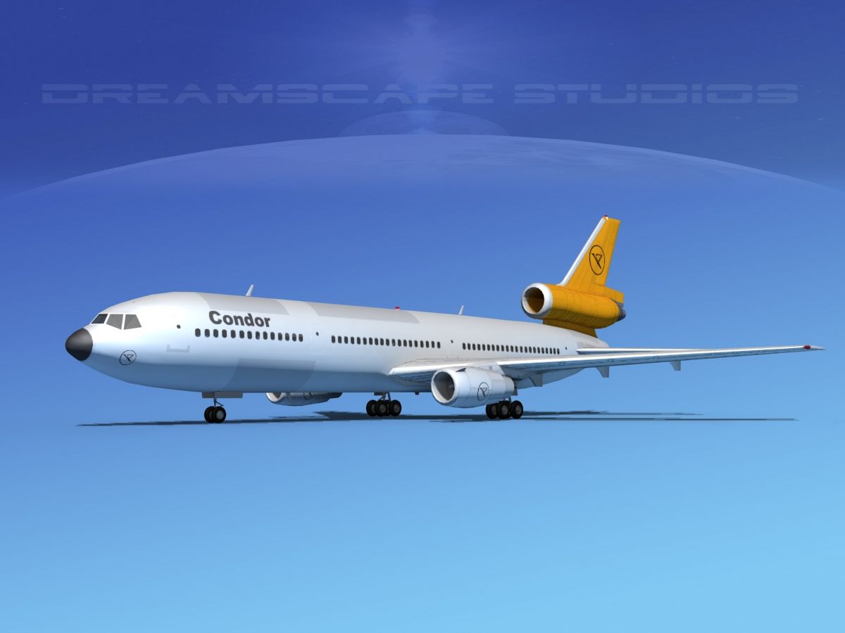 Douglas DC-10 Condor 2 3d model