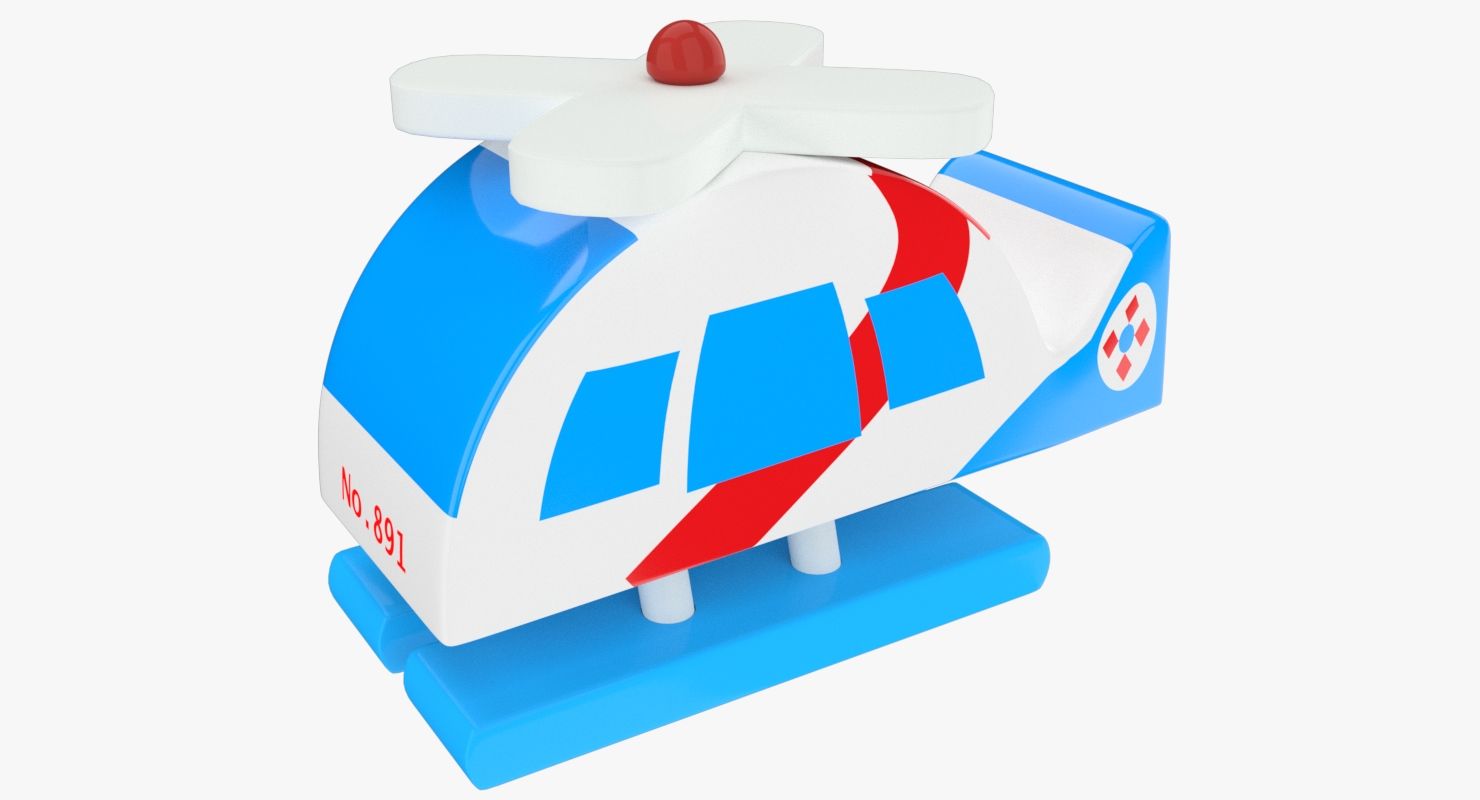 Avión de juguete modelo 3d