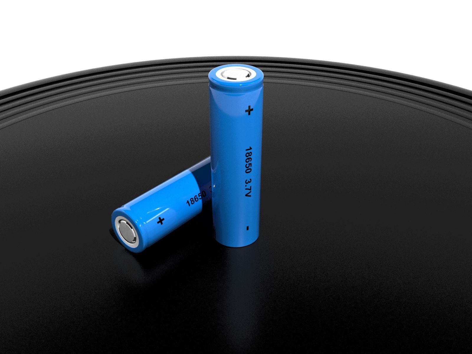 18650 battery 3d model