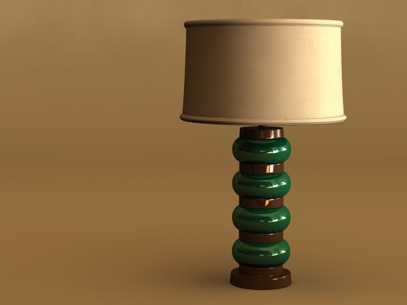 Lady Lamp 3d model