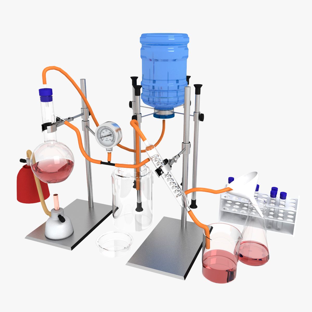 Laboratorium test 3d model