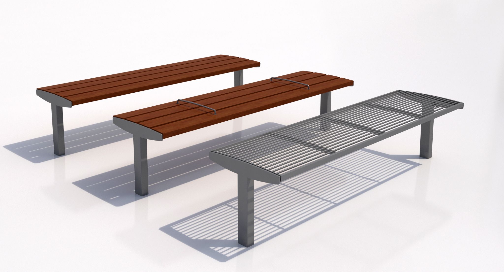 MMCite Vera Solo Benches 3d model