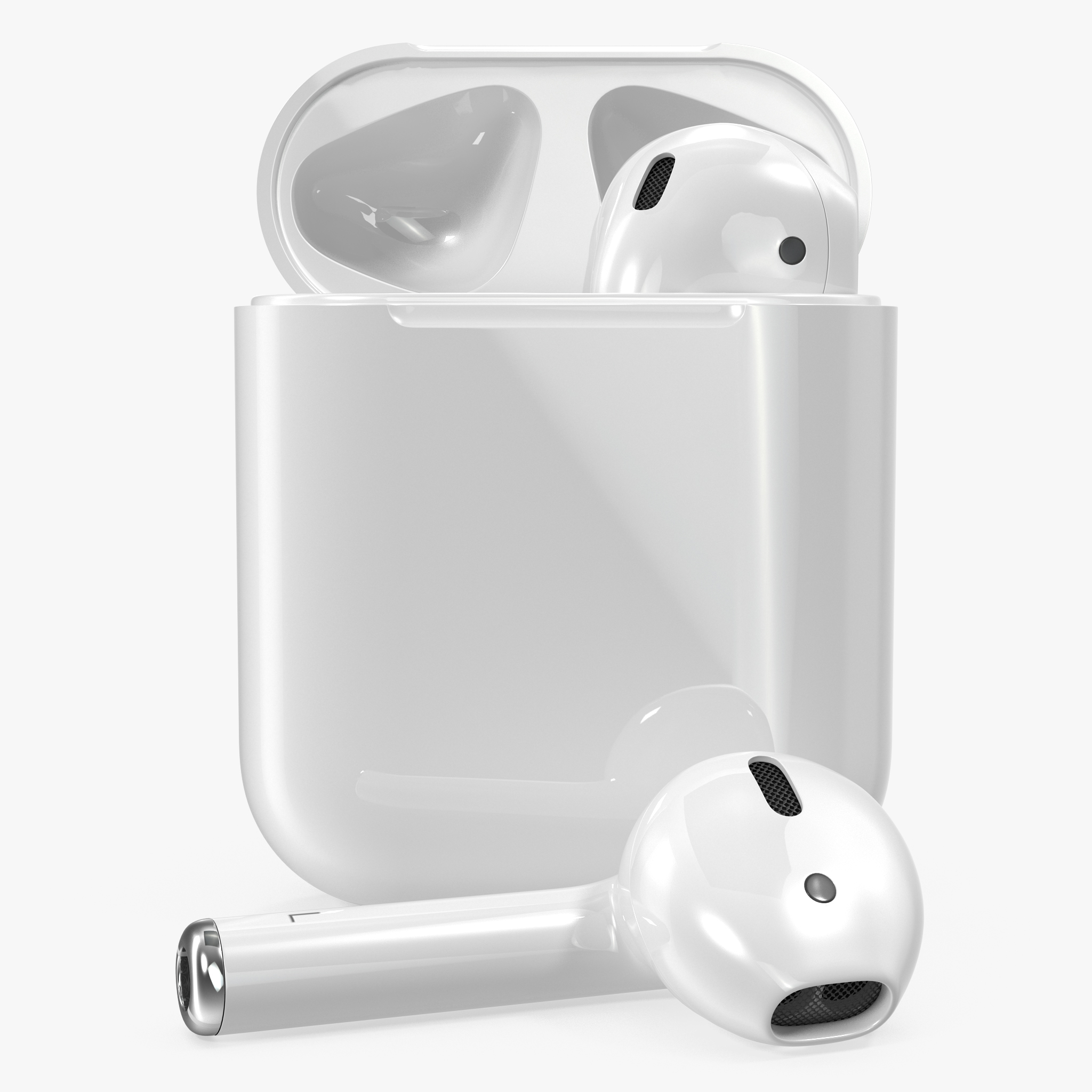 Apple AirPods Set royalty-free 3d model - Preview no. 2