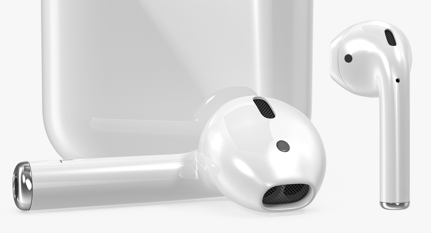 Apple AirPods Set royalty-free 3d model - Preview no. 13