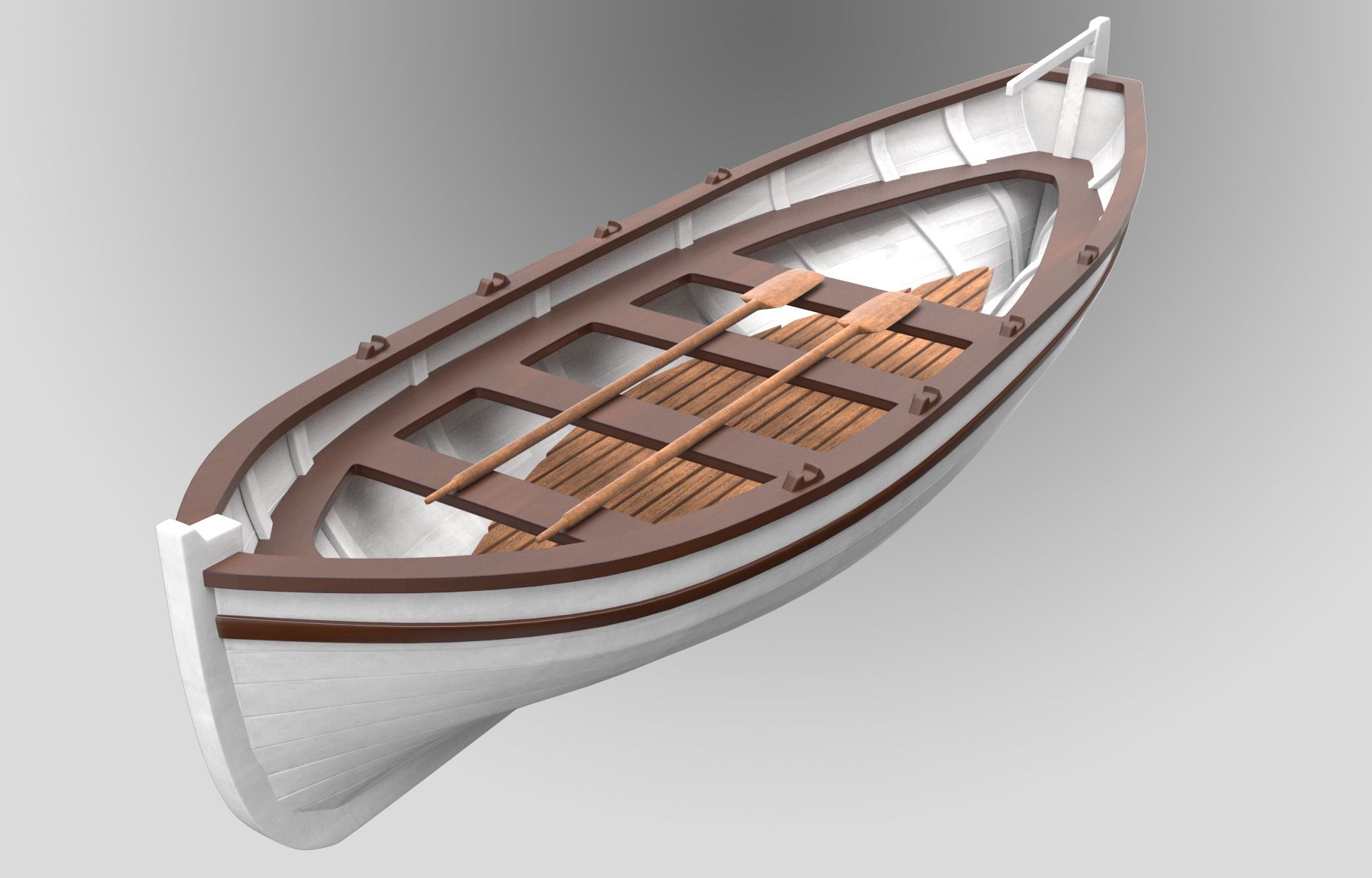 Schiffs Boot 3d model