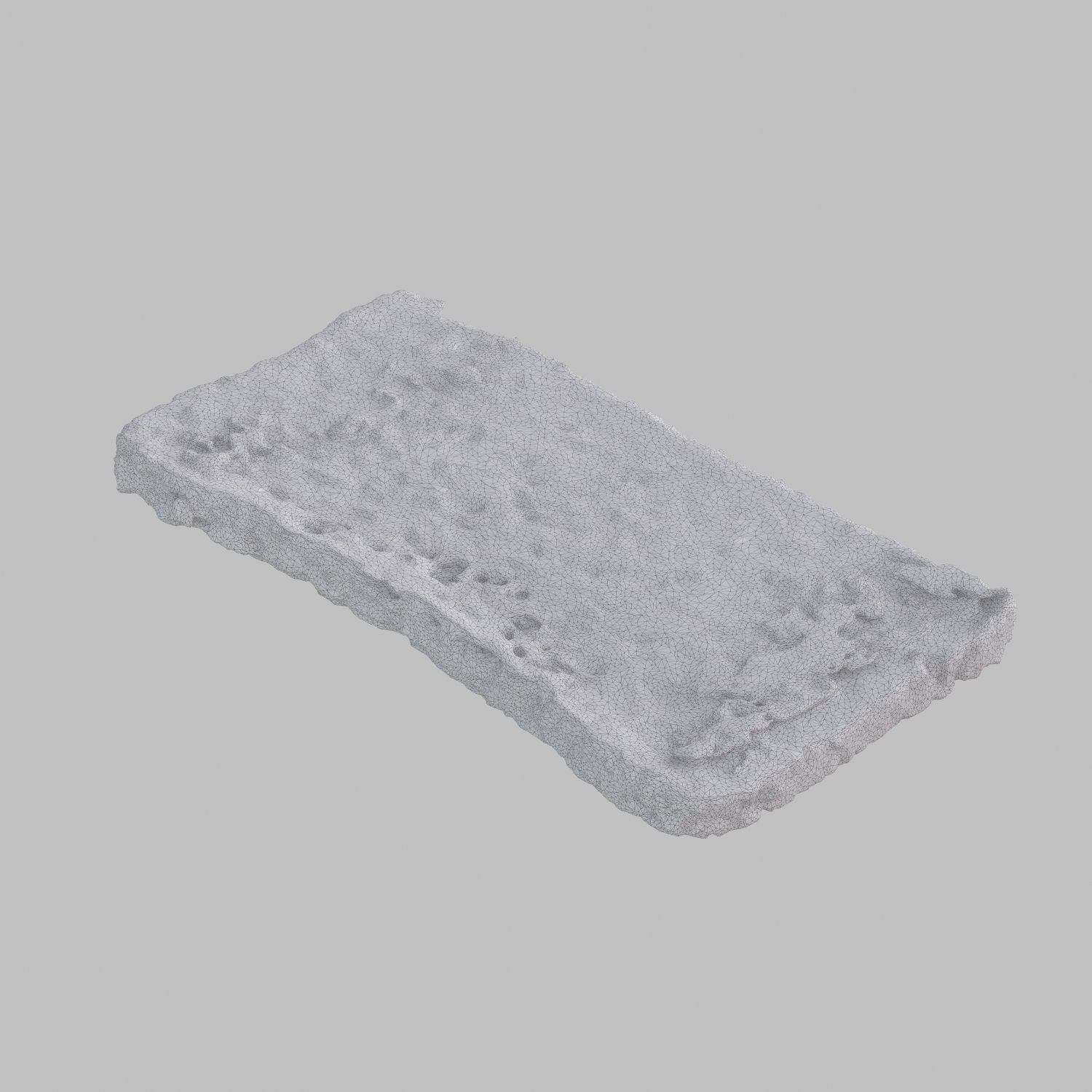 Cereal Bread Slice royalty-free 3d model - Preview no. 8