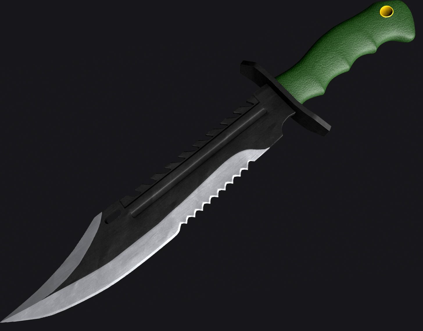 Faca bowie da Força Marinha 3d model