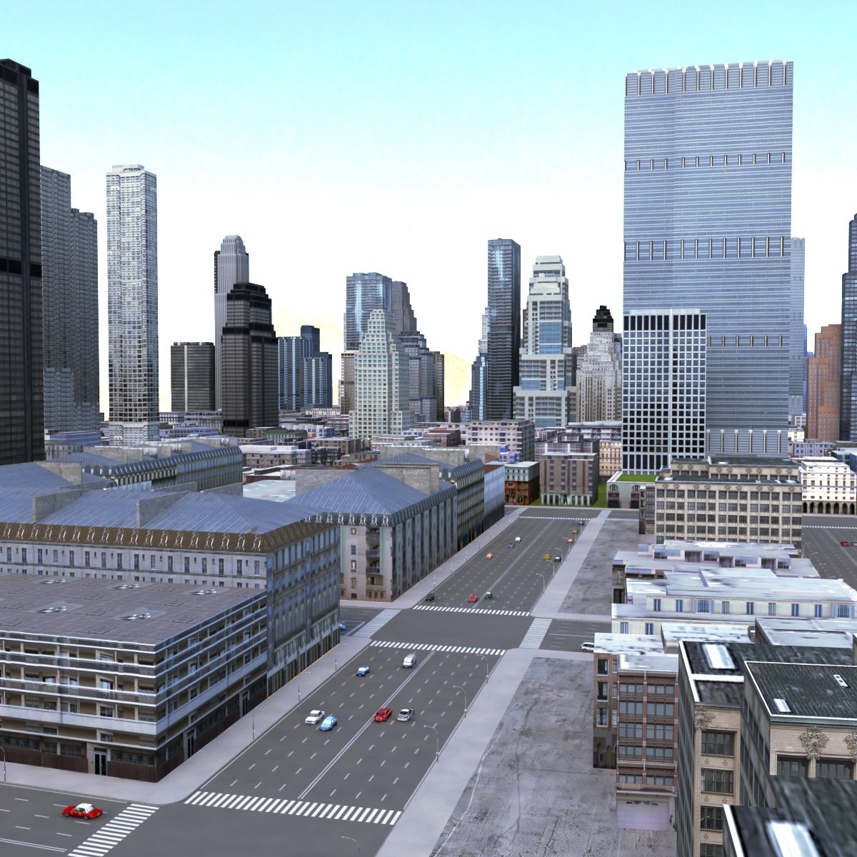 City Block 3d model