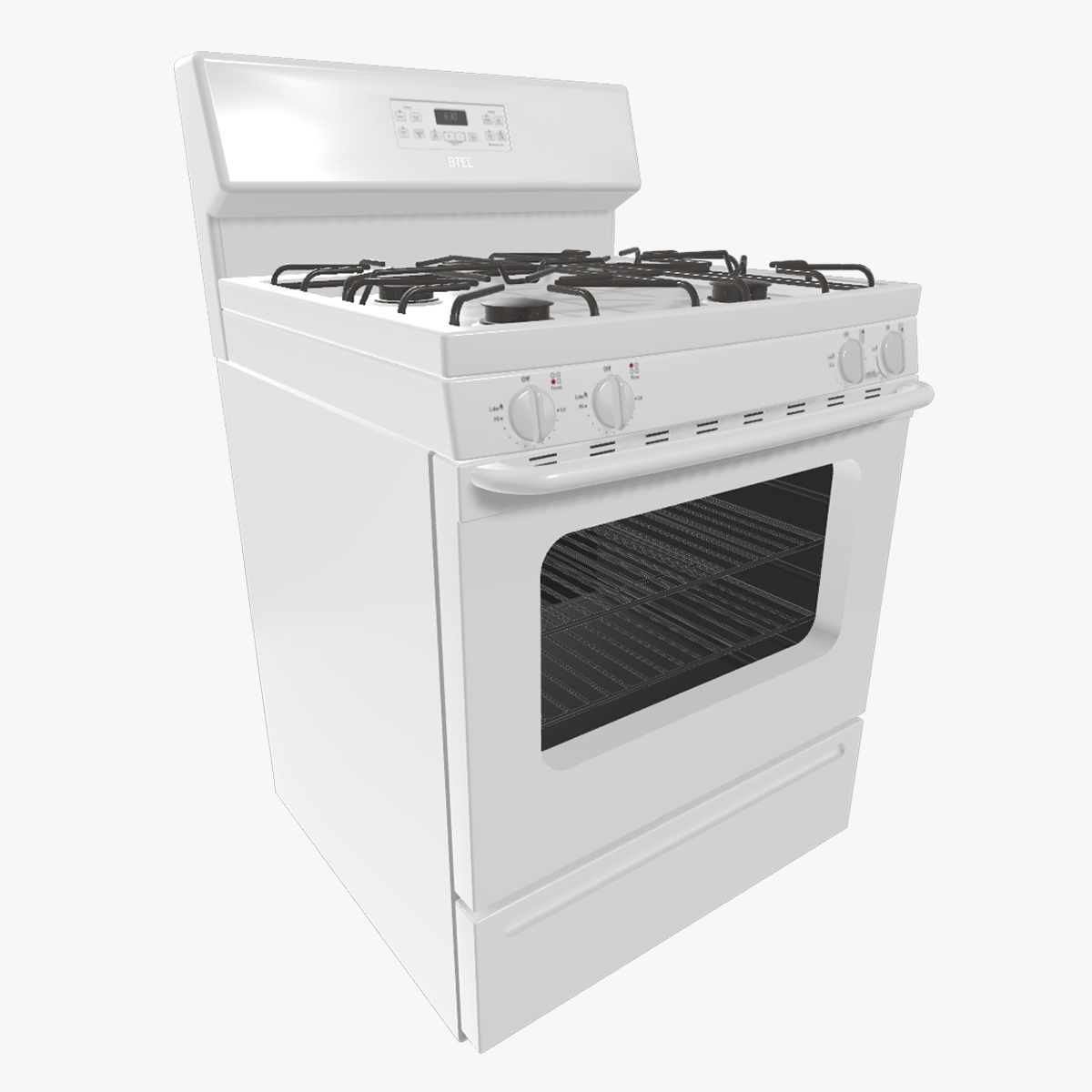 Cuisinière à gaz - Cuisinière 3d model