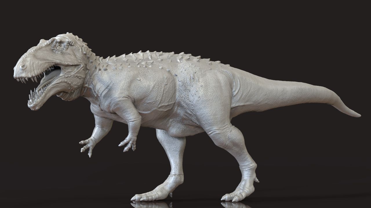 Acrosaurus modeli (dinozor) 3d model