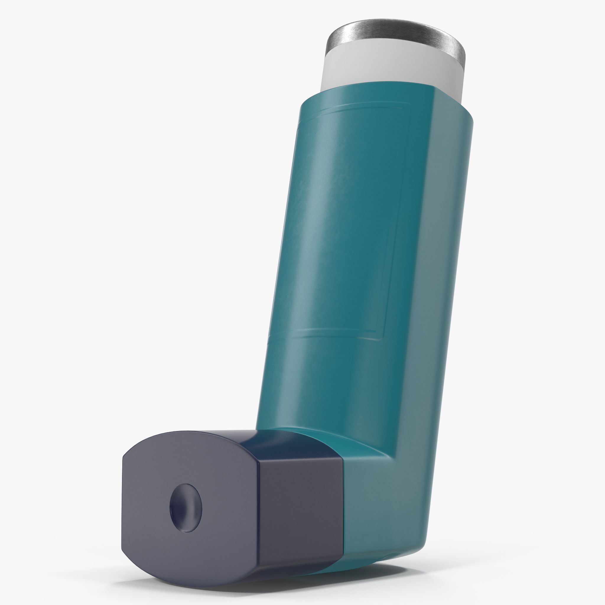 Inhalador de asma modelo 3d