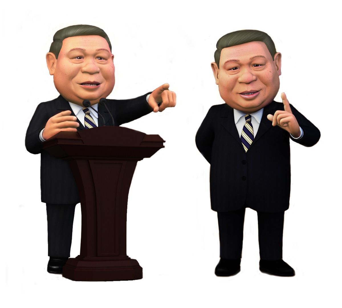 Caricatura del personaggio 3d model