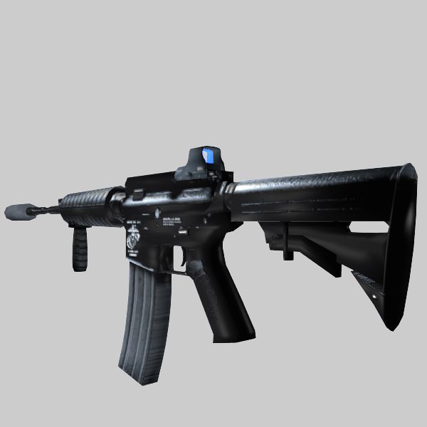 Custom Assault Rifle 3d model