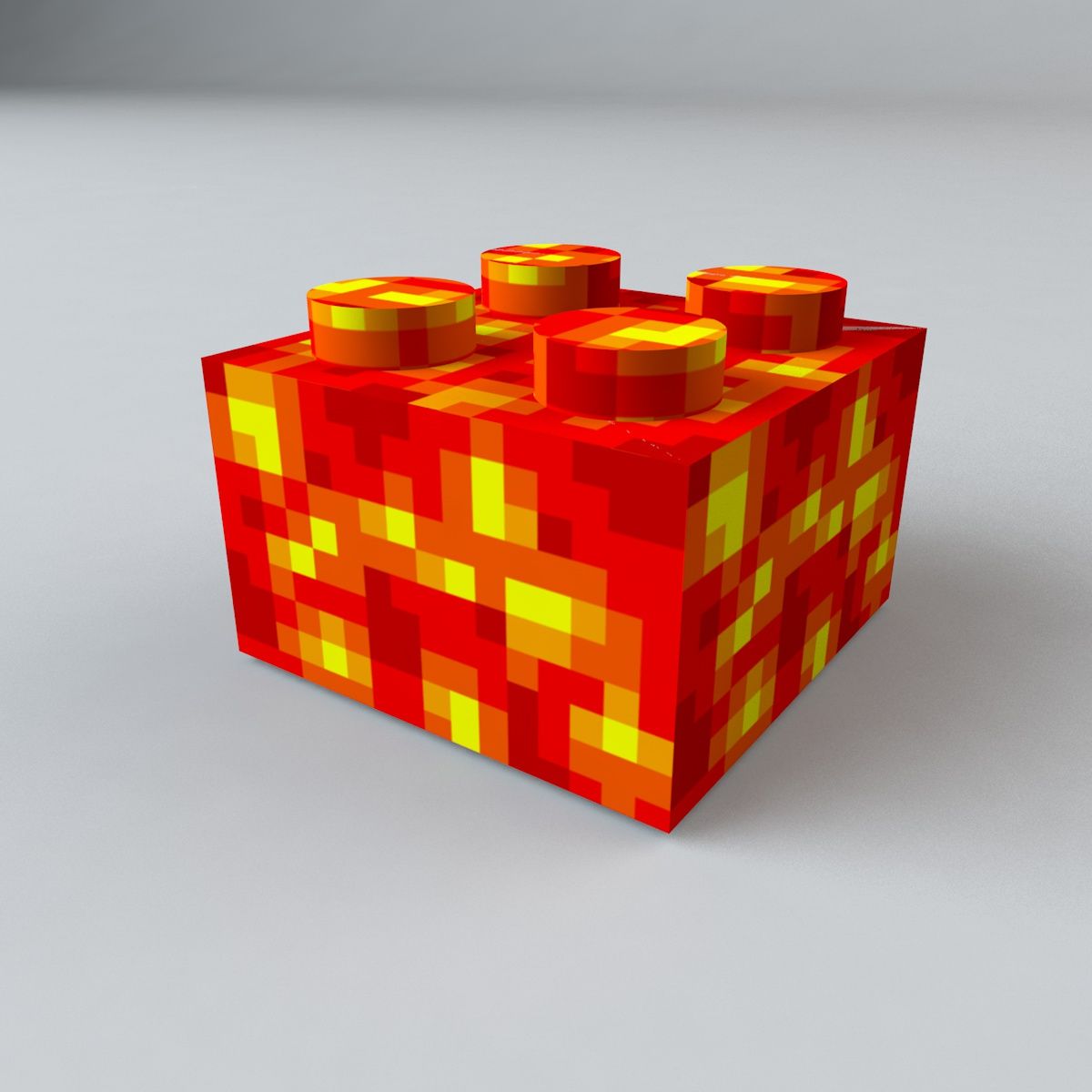 Minecraft Lego Blocks royalty-free 3d model - Preview no. 17