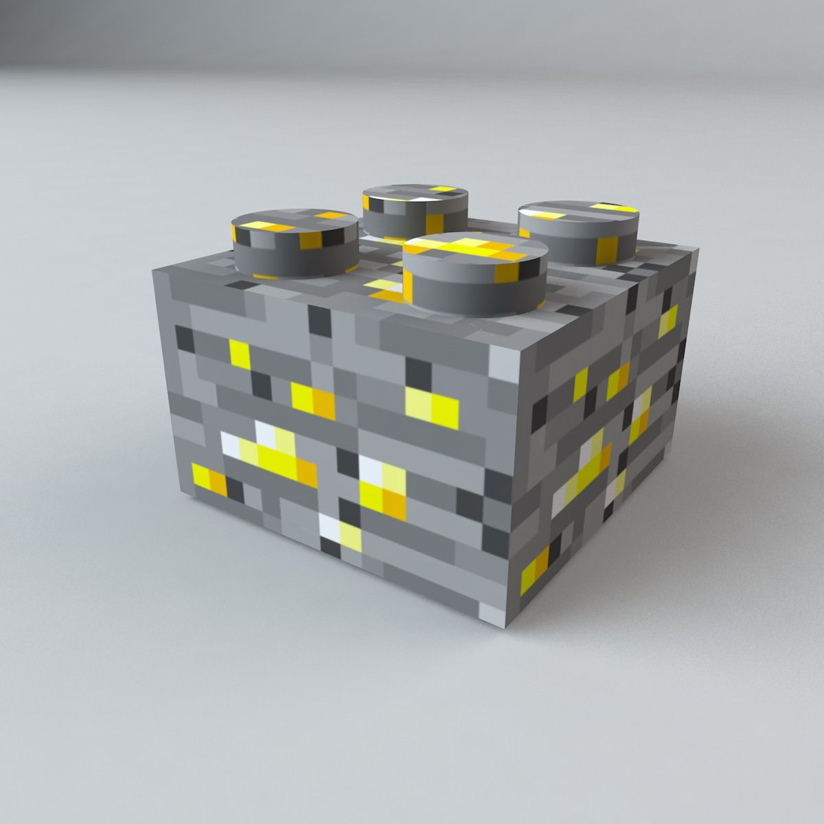 Minecraft Lego Blocks royalty-free 3d model - Preview no. 8