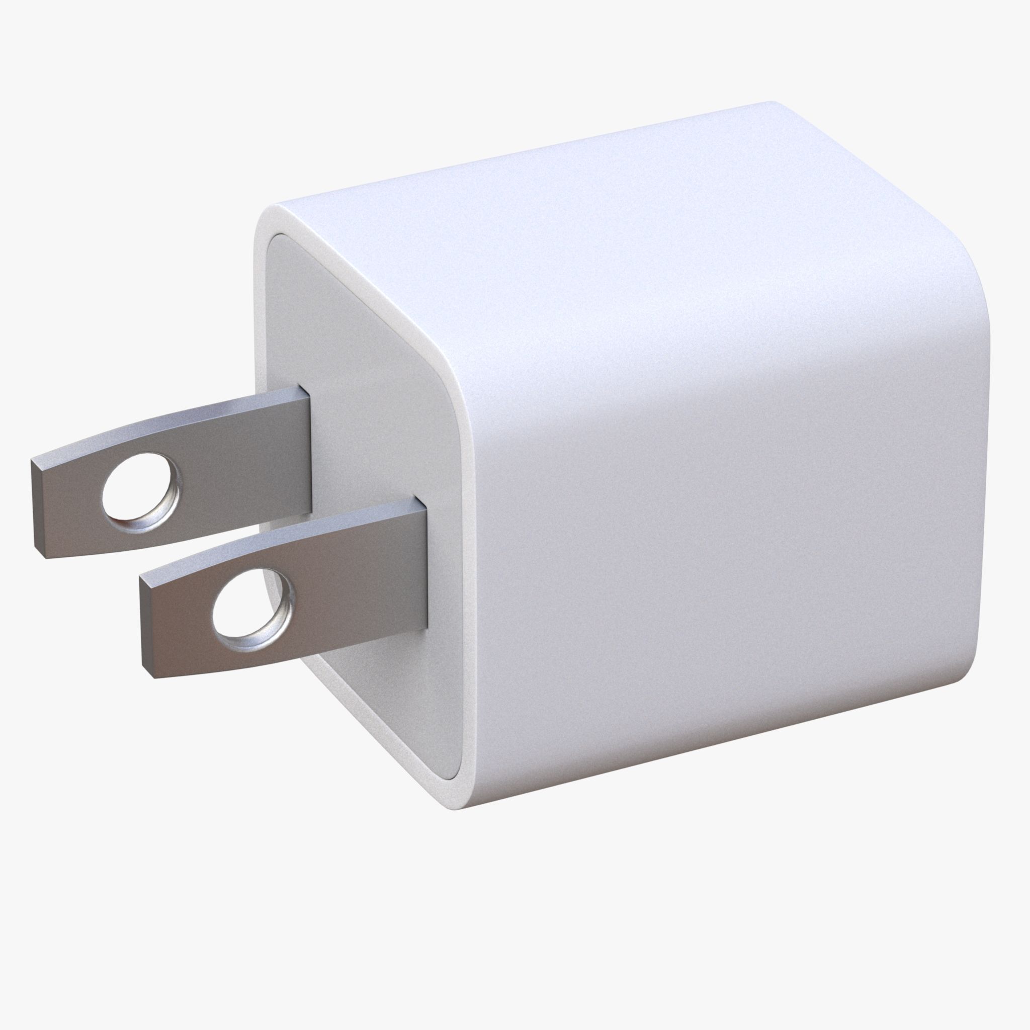 Cargador de pared USB modelo 3d