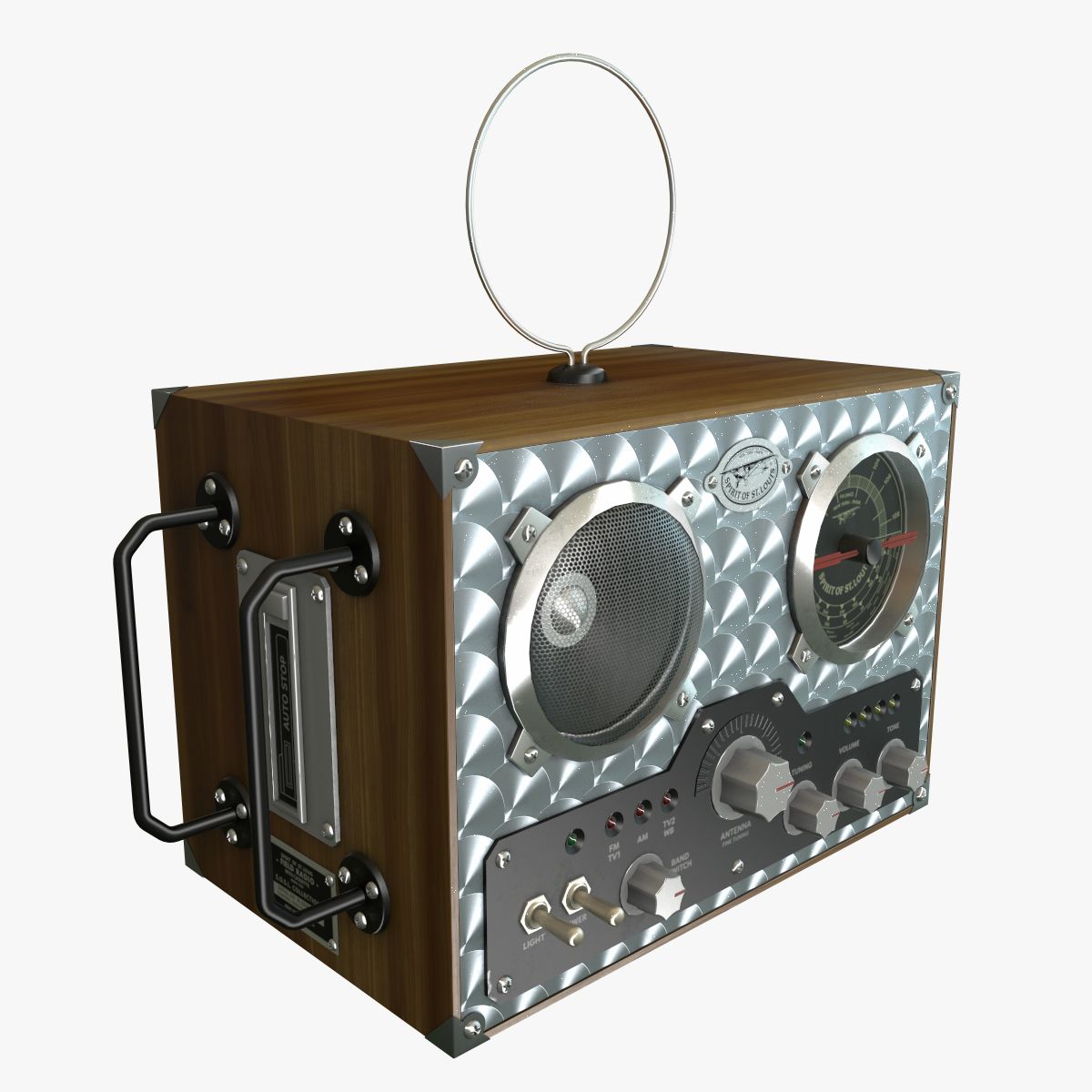 Polowe Radio Duch St Luois 3d model