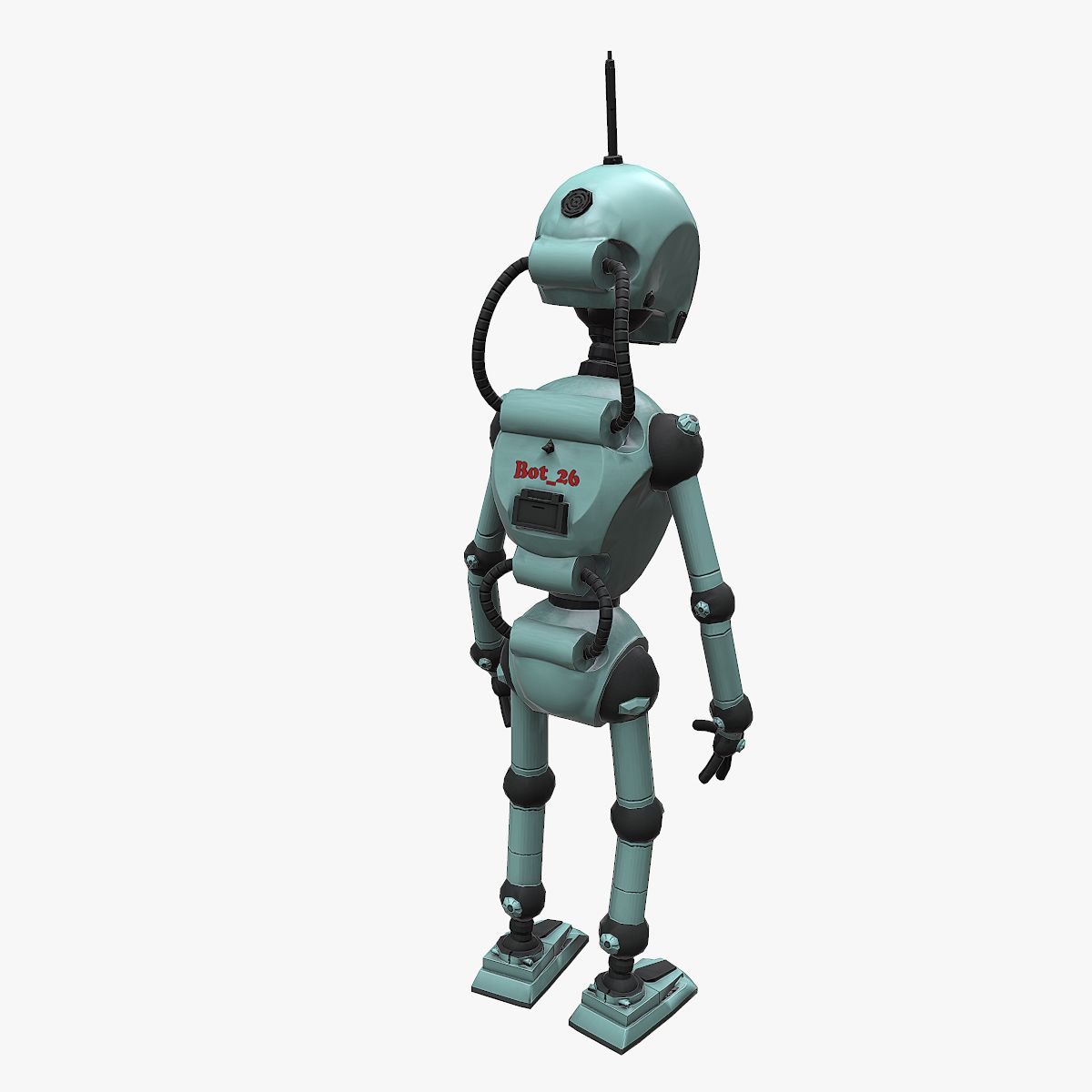 Bot royalty-free 3d model - Preview no. 9