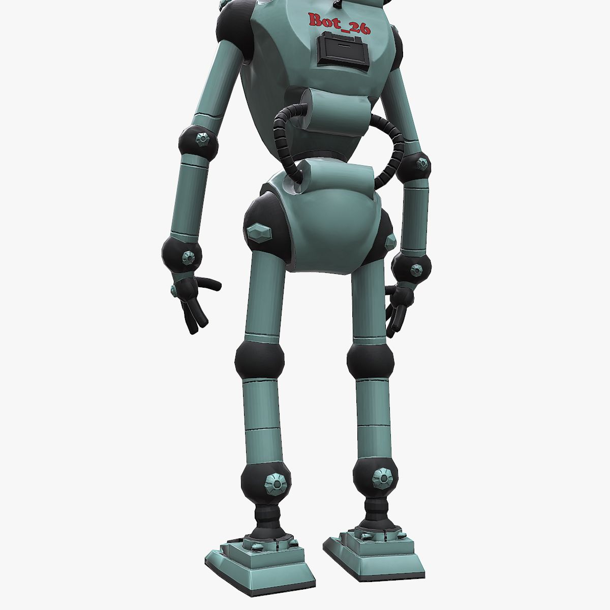 Bot royalty-free 3d model - Preview no. 8