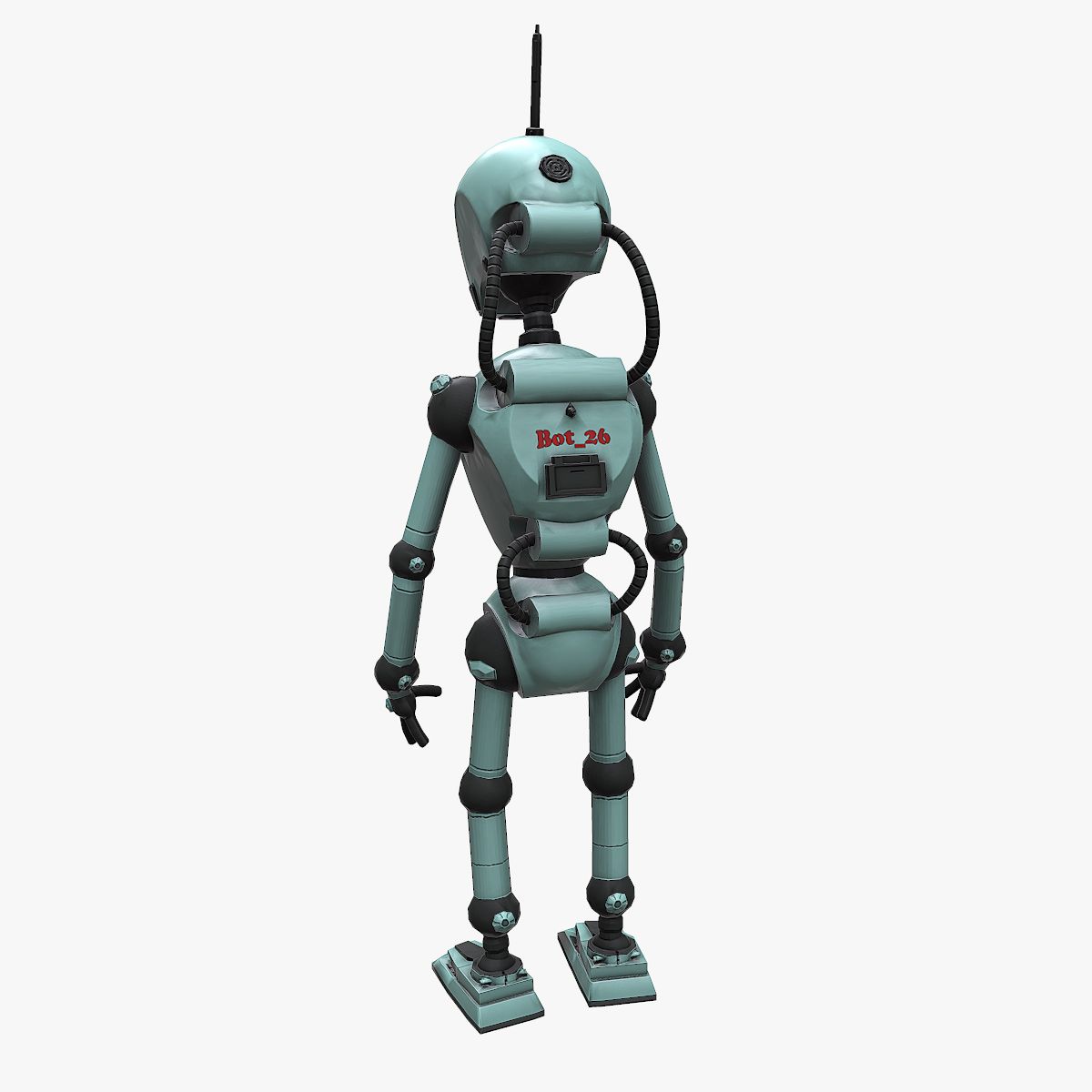 Bot royalty-free 3d model - Preview no. 7