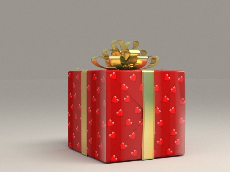 Gift Box 3d model