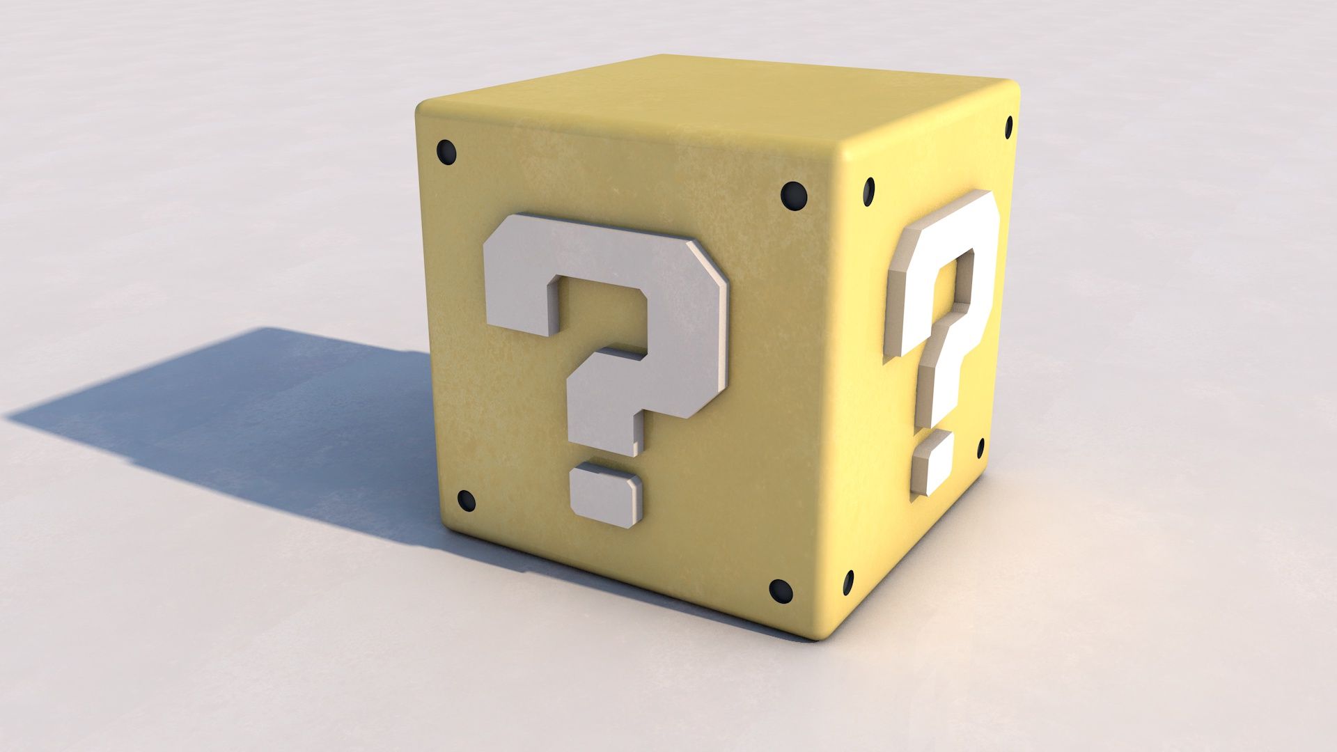 Block Mario 3d model