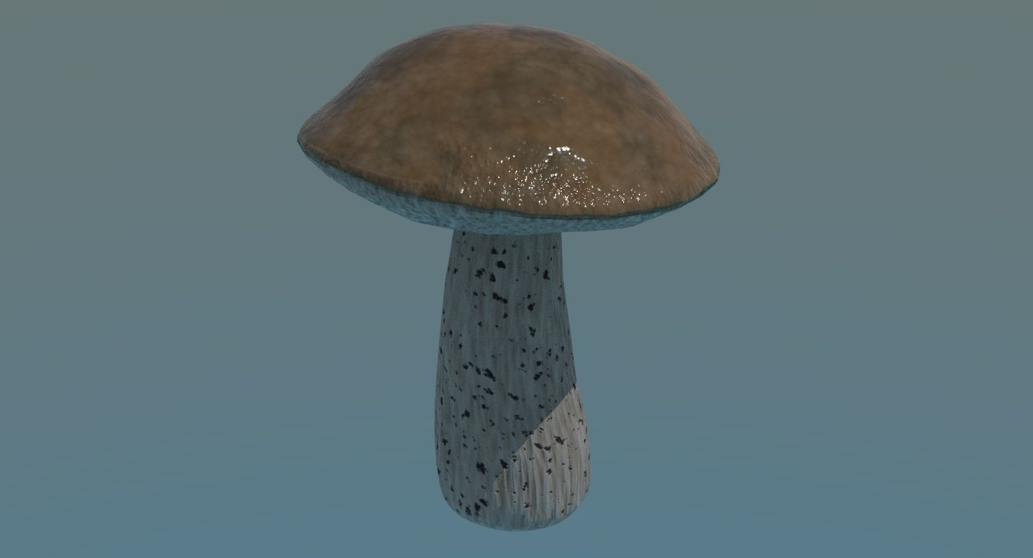 Champignon royalty-free 3d model - Preview no. 3