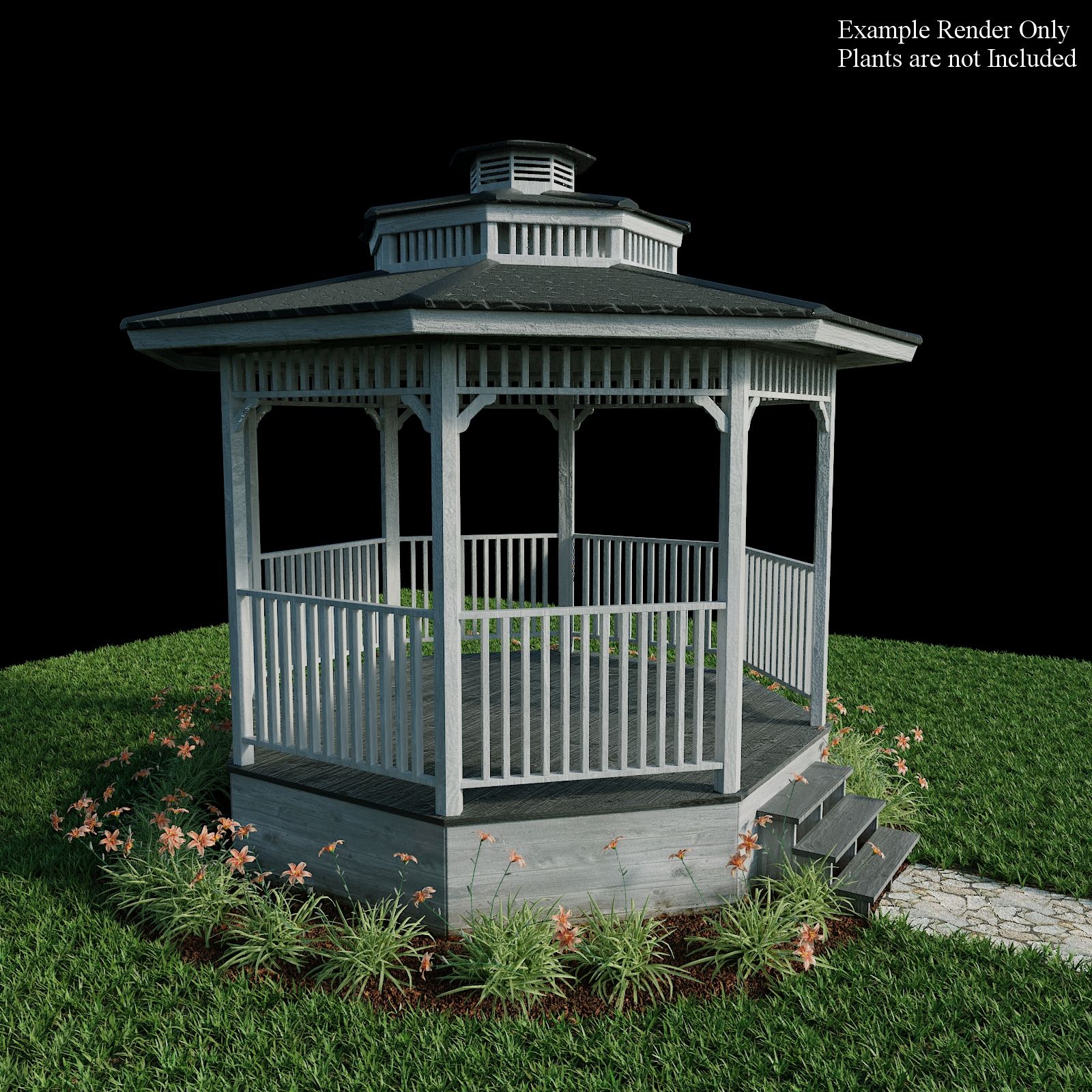 Gazebo 3d model