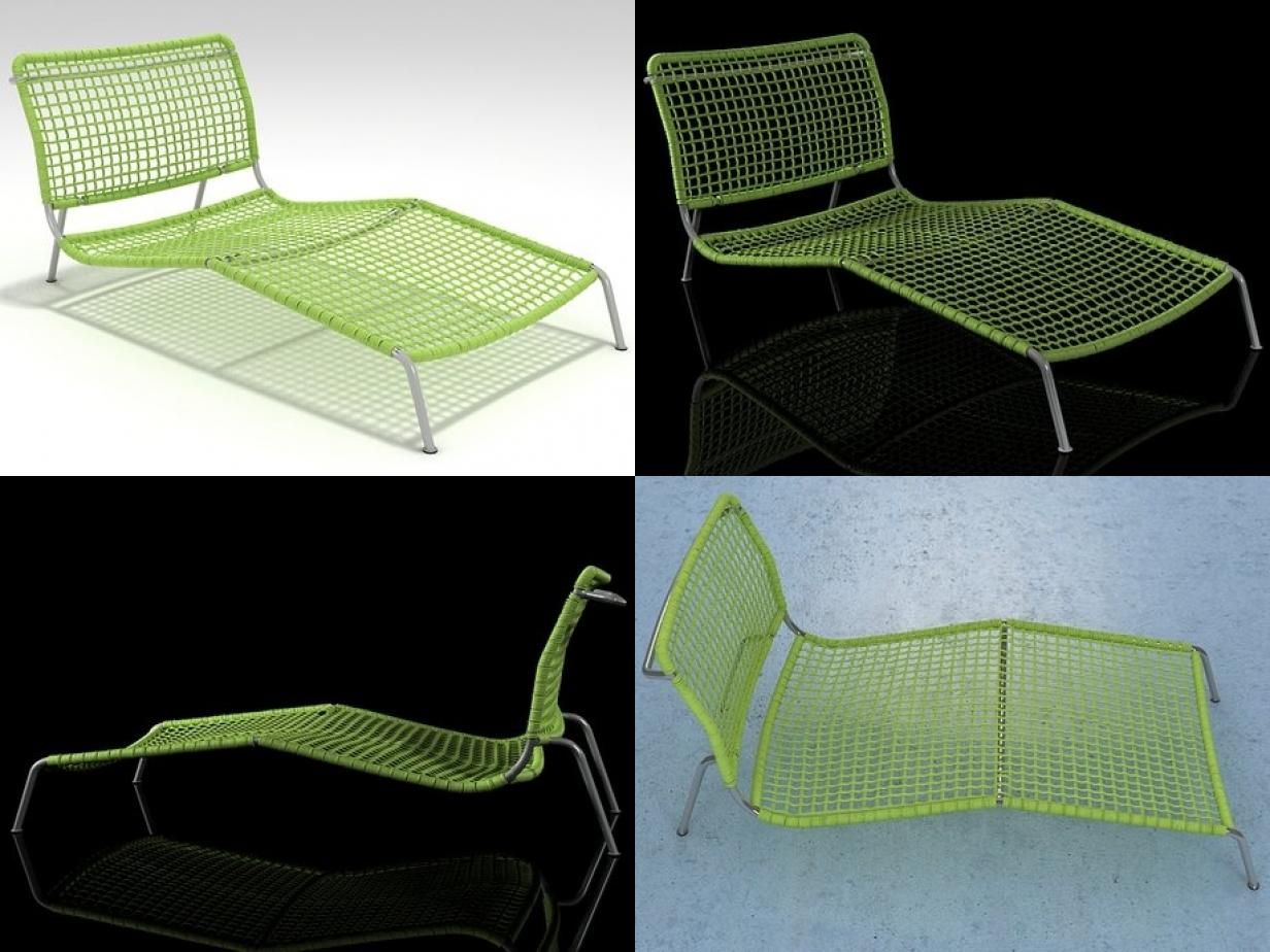 Chaise longue 3d model