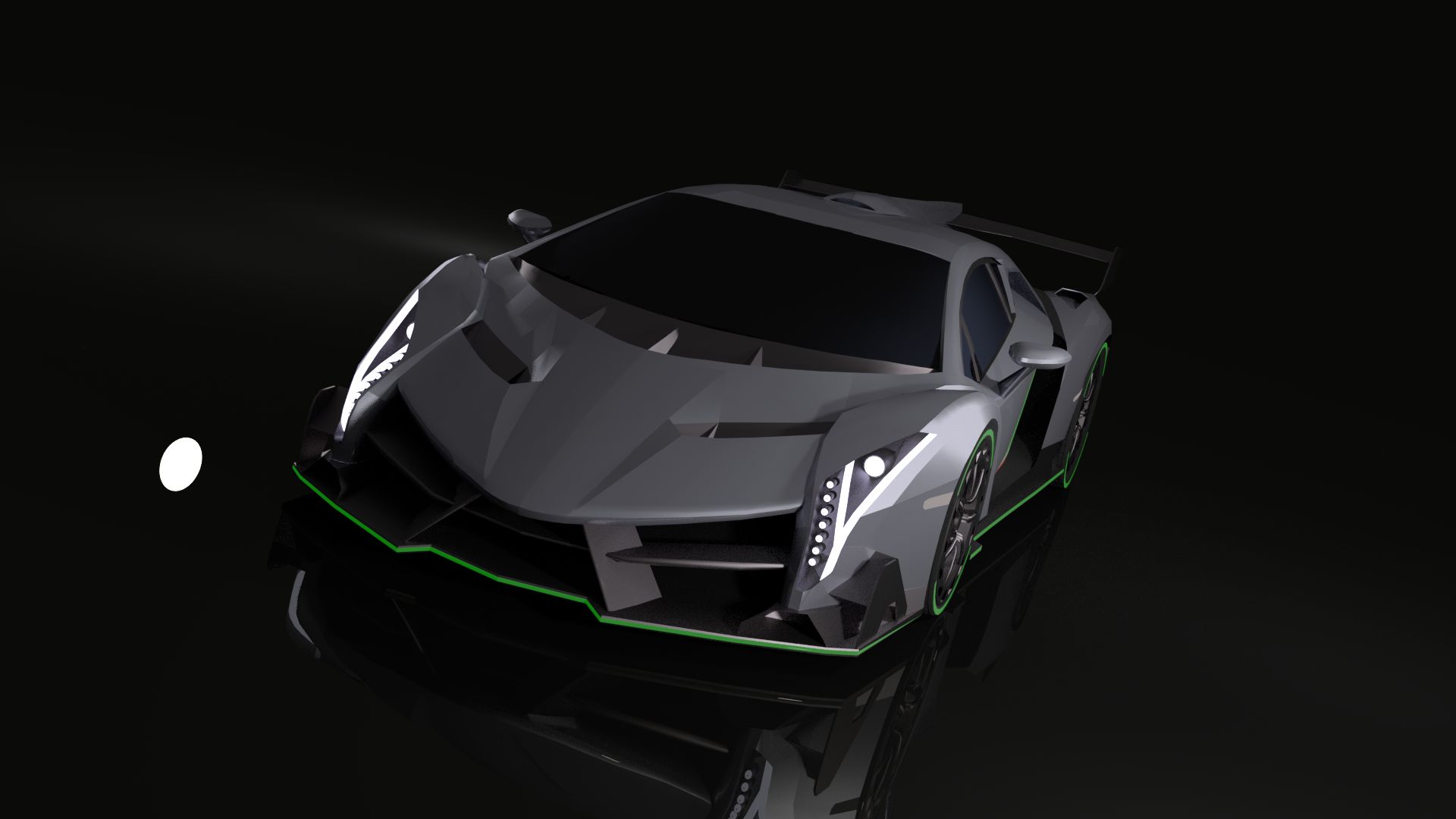 Voiture de sport 3d model