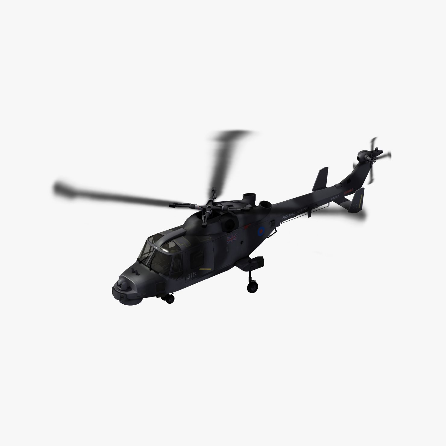 Королевский флот Wildcat 3d model