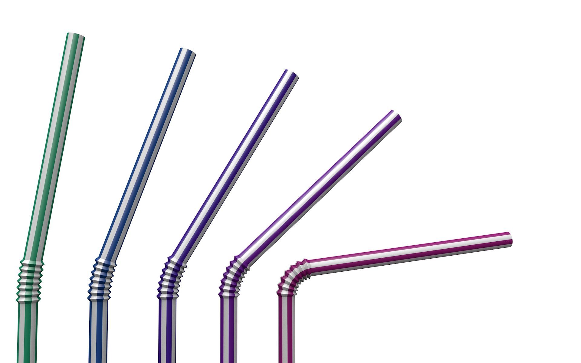 Drinking Straw 3d model