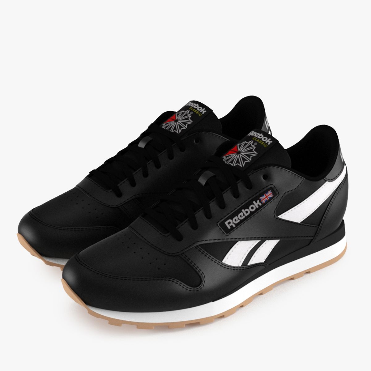 Reebok经典皮鞋2 3d model