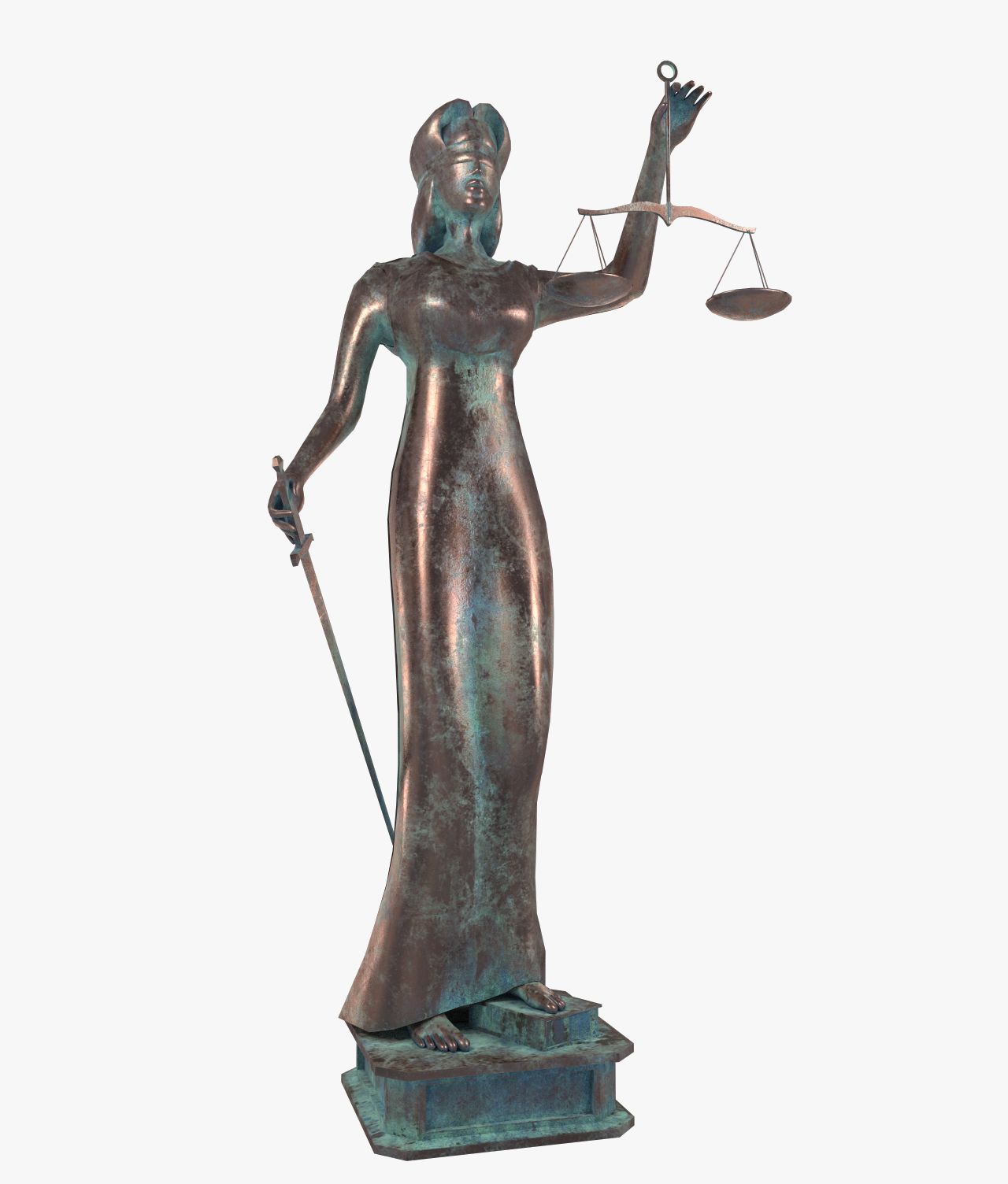 Lady Justice 3d model