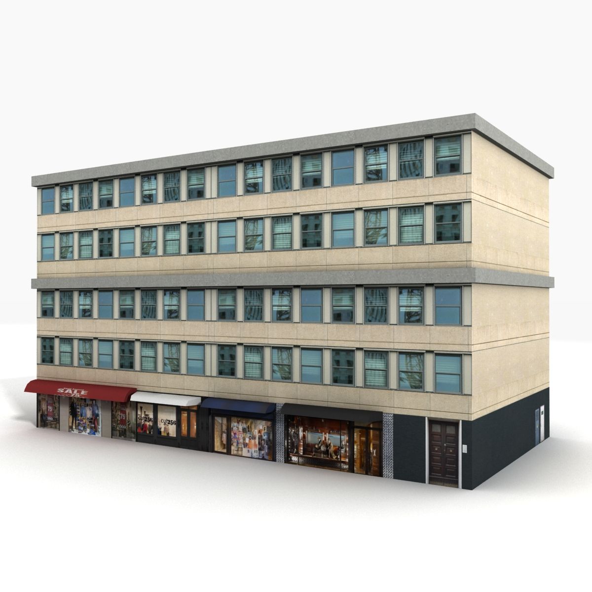 City Building 1 3d model