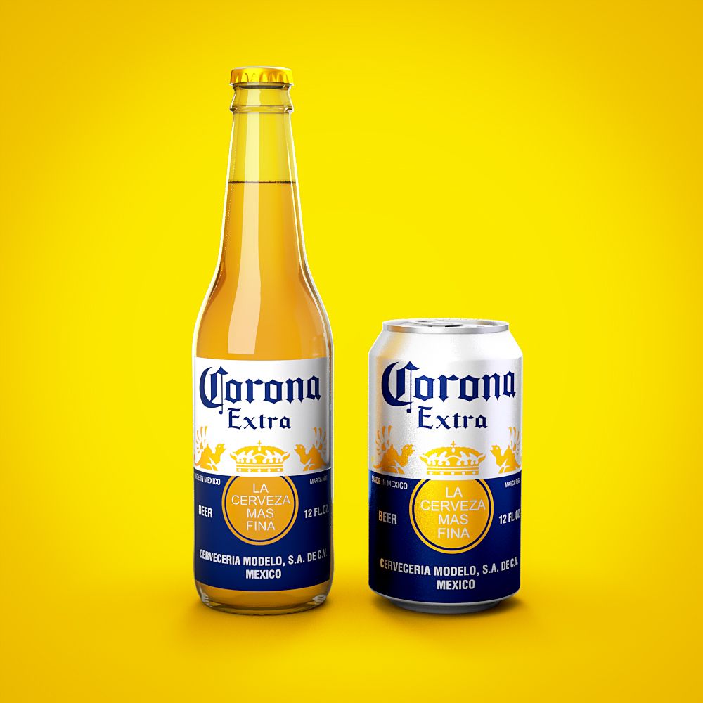 Corona Beer Pack 3d model