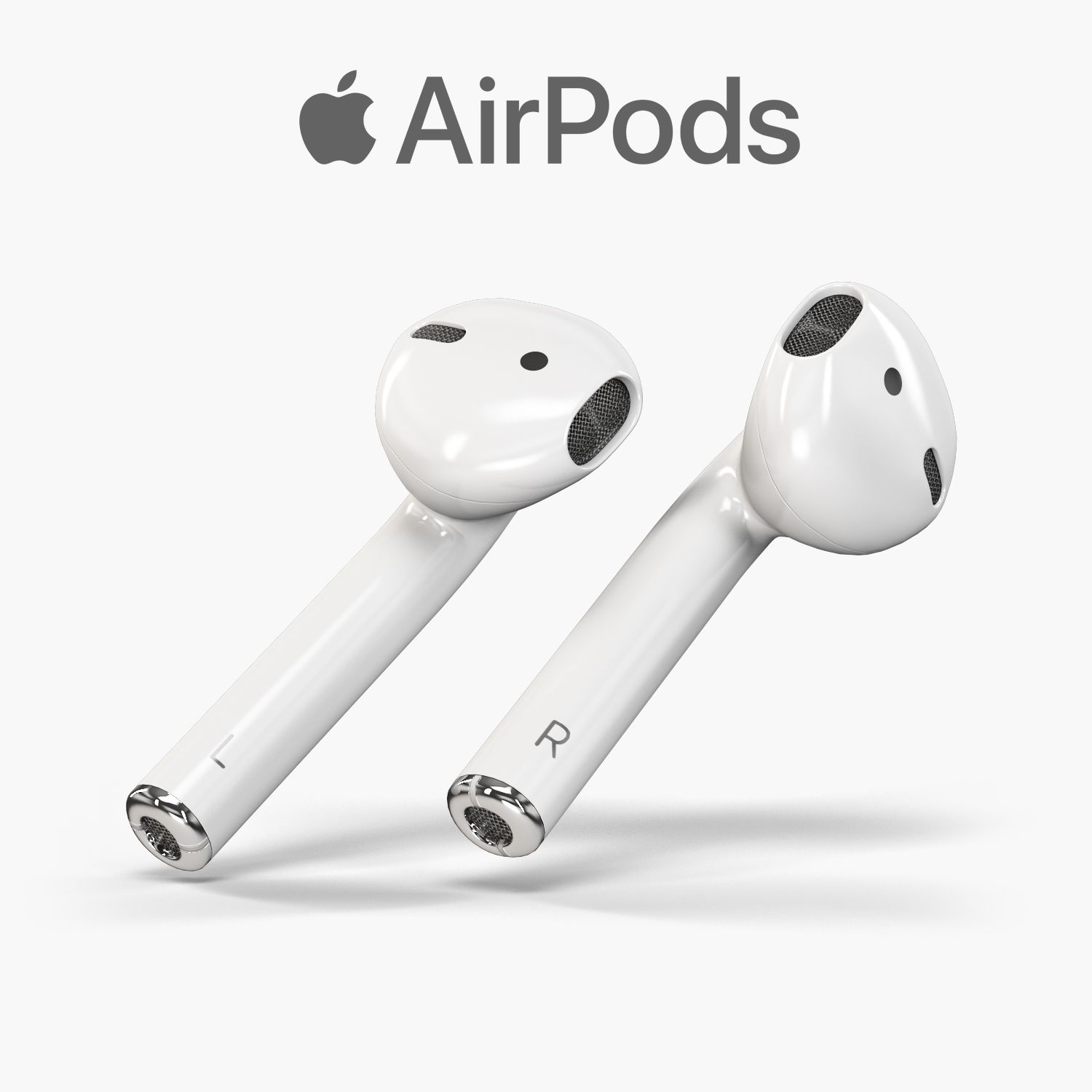 Écouteurs Bluetooth sans fil Apple AirPods 3d model