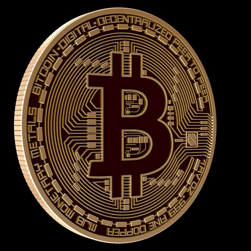 Bitcoin 3d model