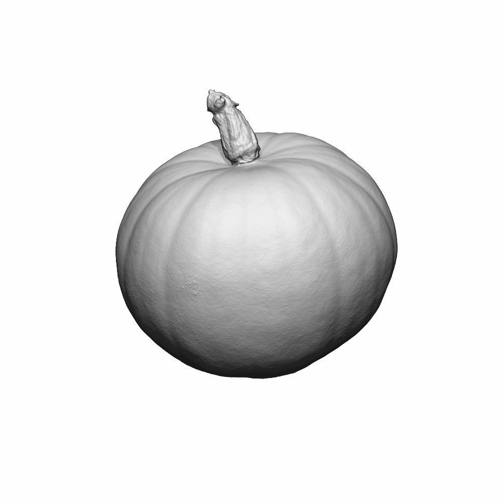 Calabaza (7) royalty-free modelo 3d - Preview no. 2