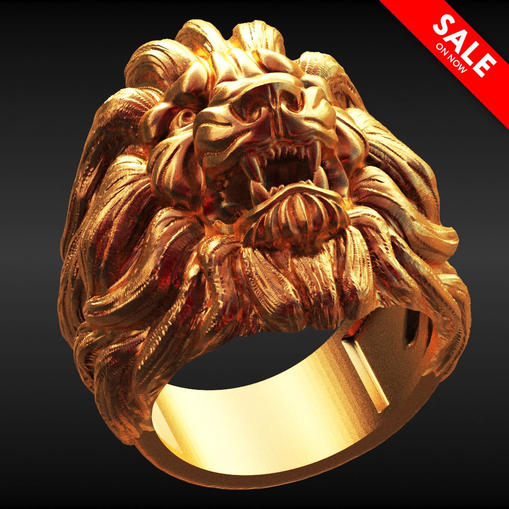 Lion Ring 3d model