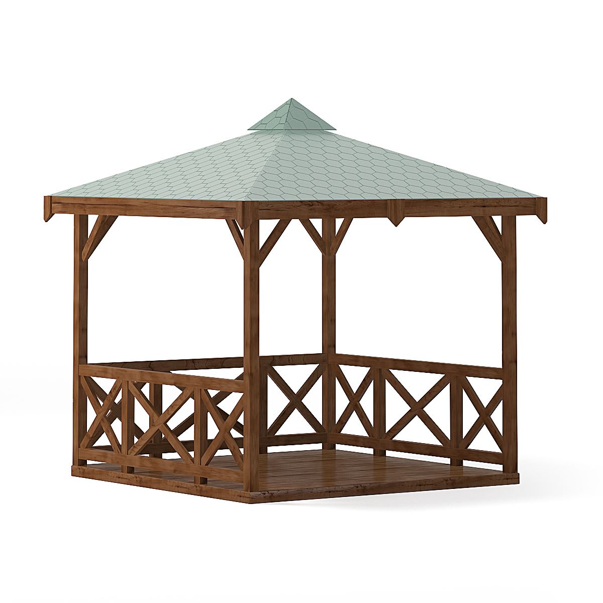 Garden Gazebo 3D Model 3d model