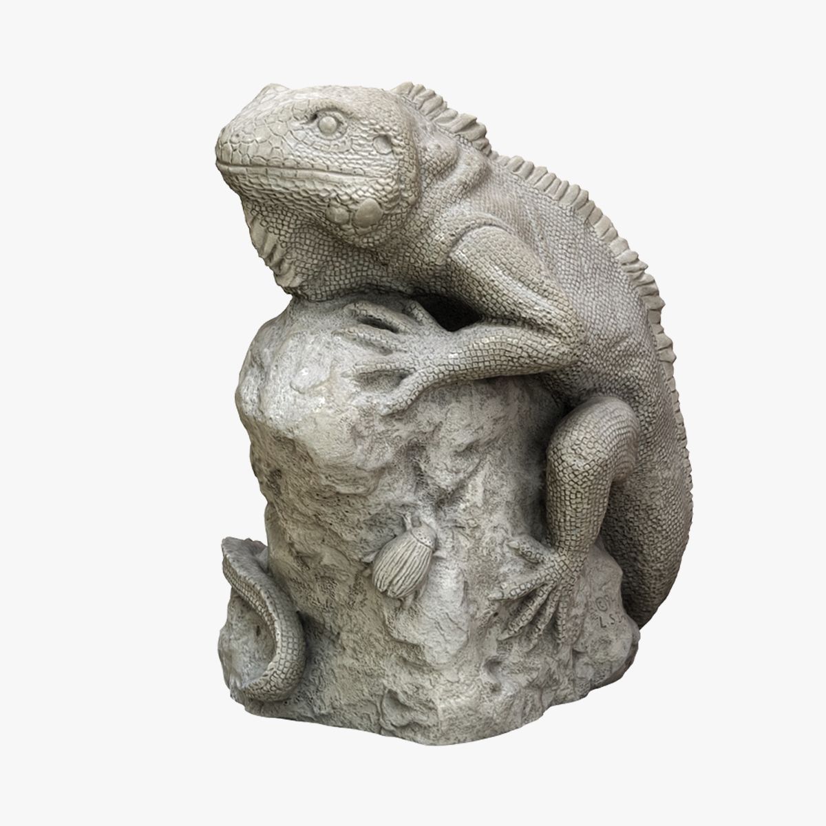 Estatua de lagarto modelo 3d