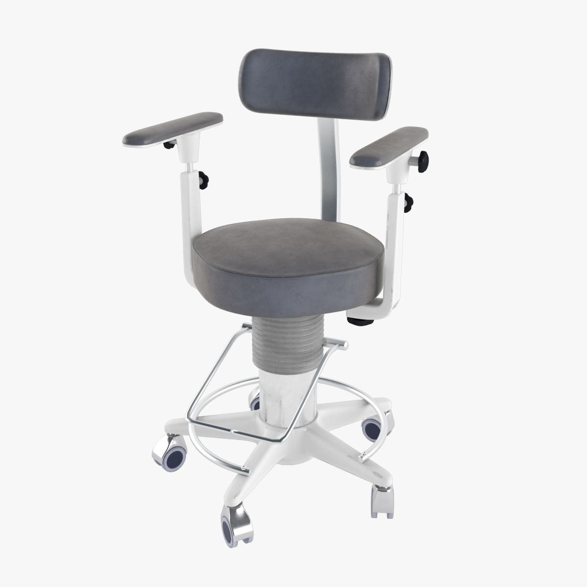 silla médica modelo 3d