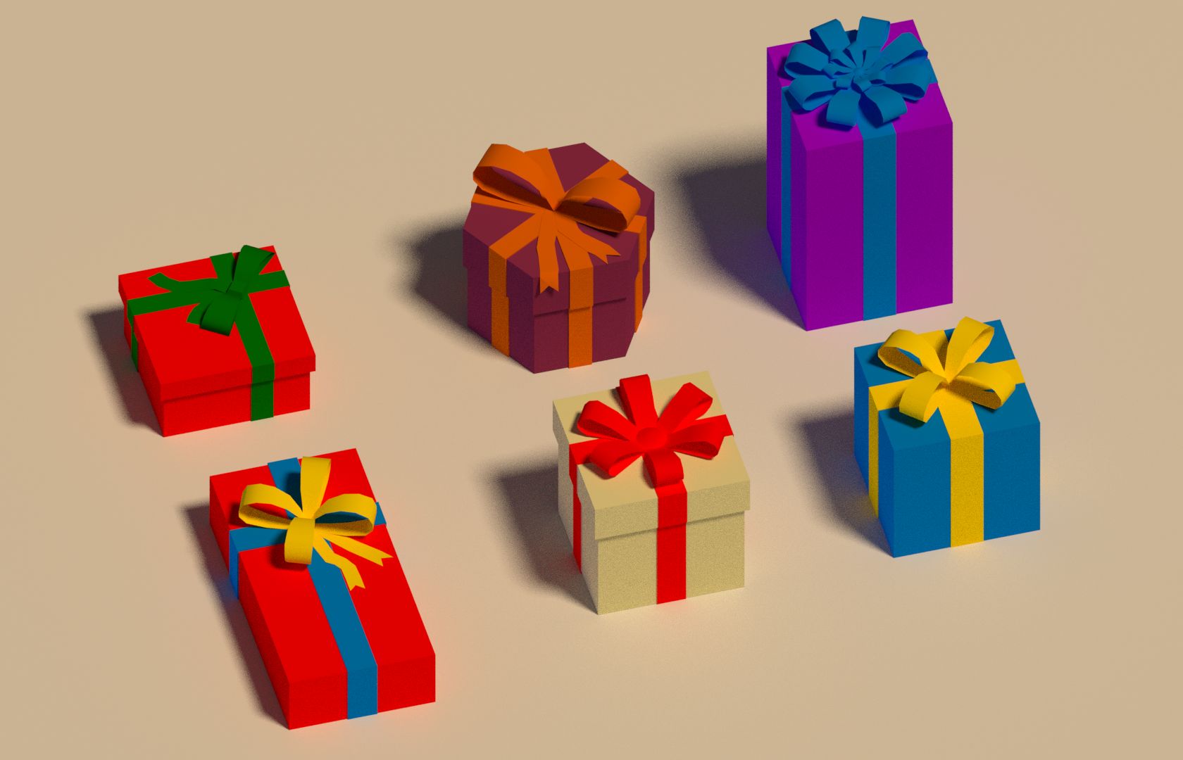 Gifts 3d model