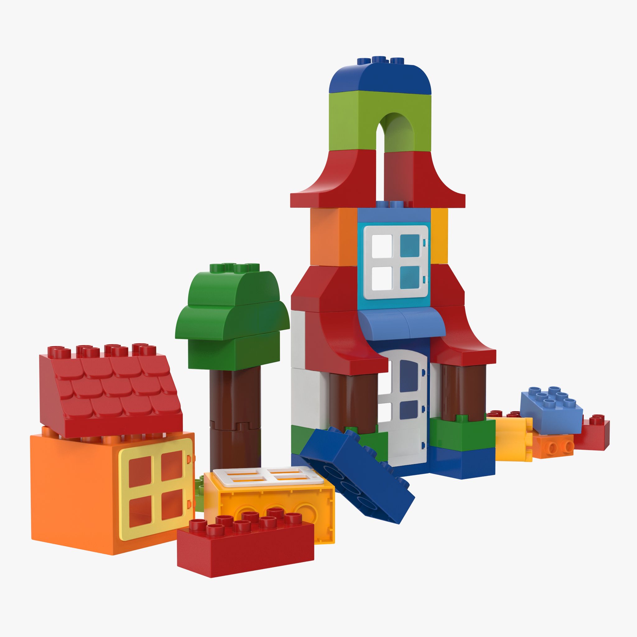 Lego Duplo Set 1 3d model