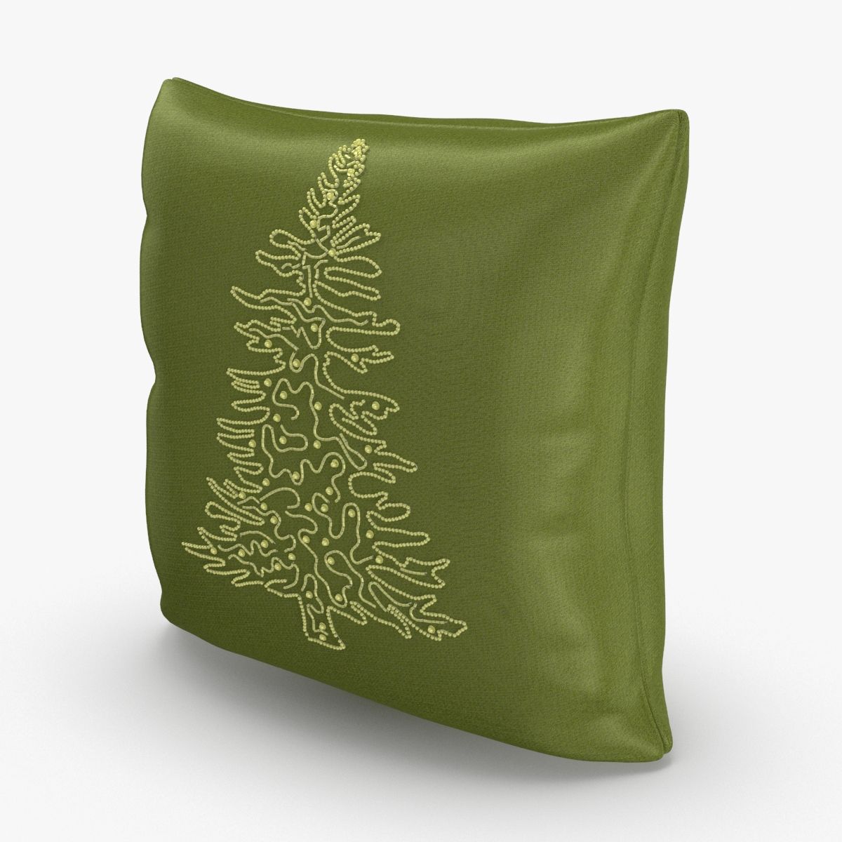 Christmas Pillows Green Tree 3d model